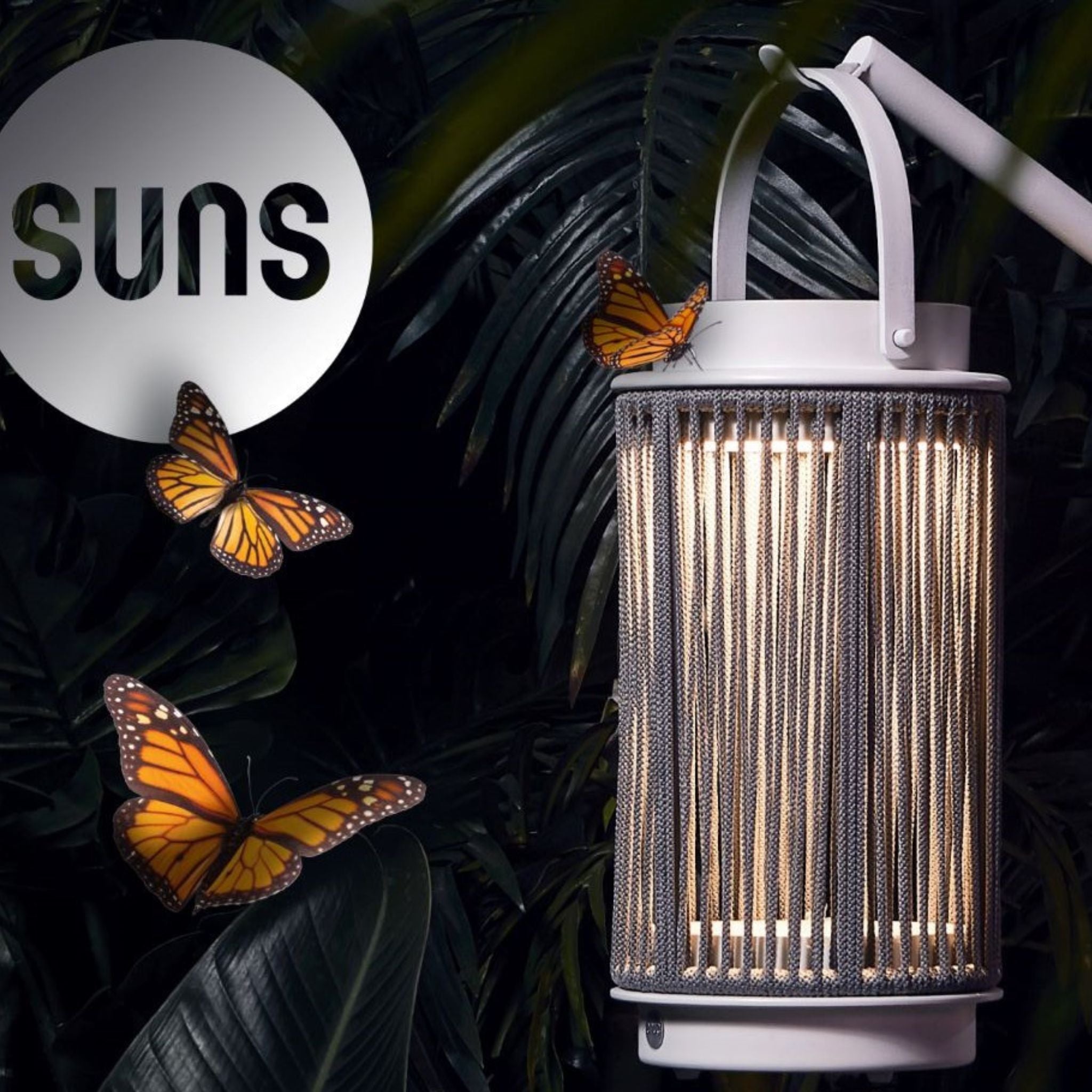 SUNS Design-Solar Gartenleuchte FAY S +USB Ladekabel