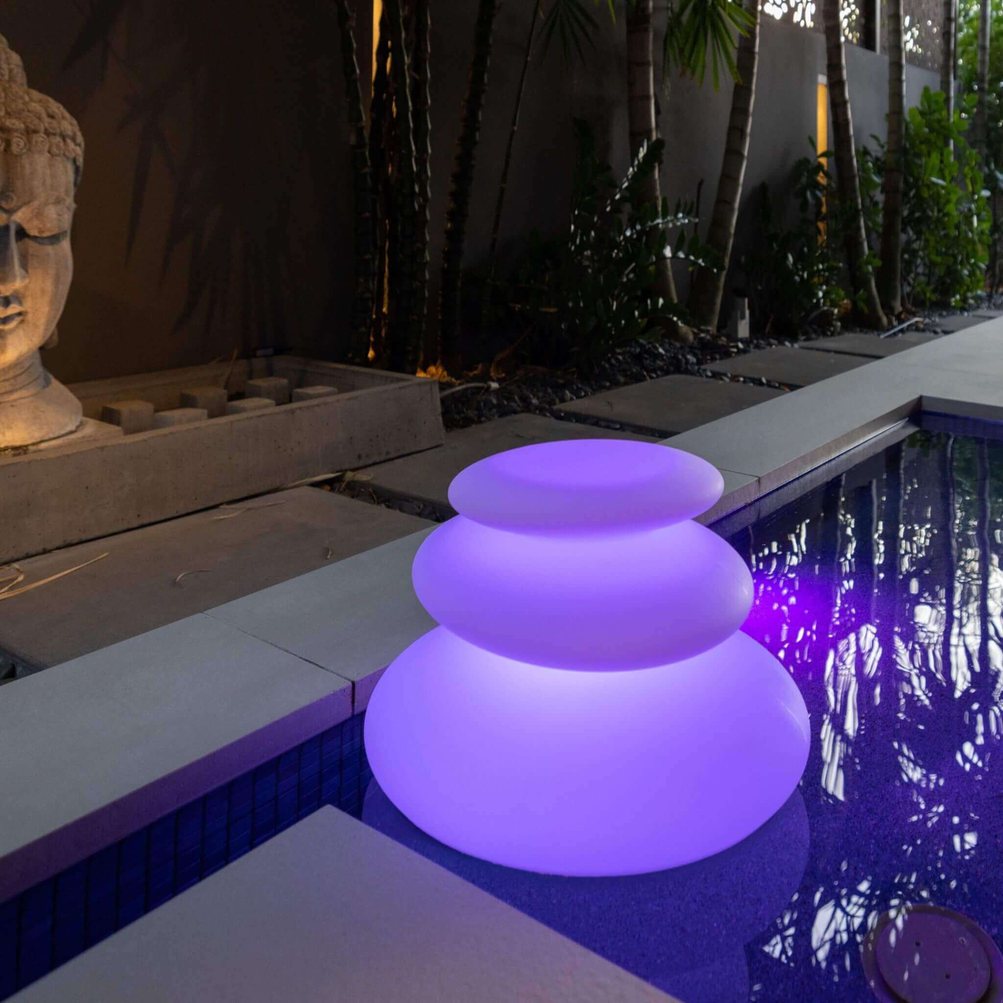ZEN Designleuchte für Garten und Pool, Akku-LED Modul von Smart and Green