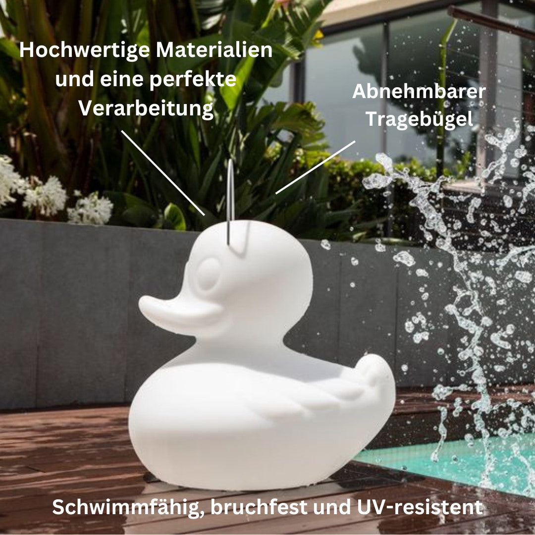 DUCK-DUCK lamp XL (51x53cm) - kabellose Schwimmleuchte