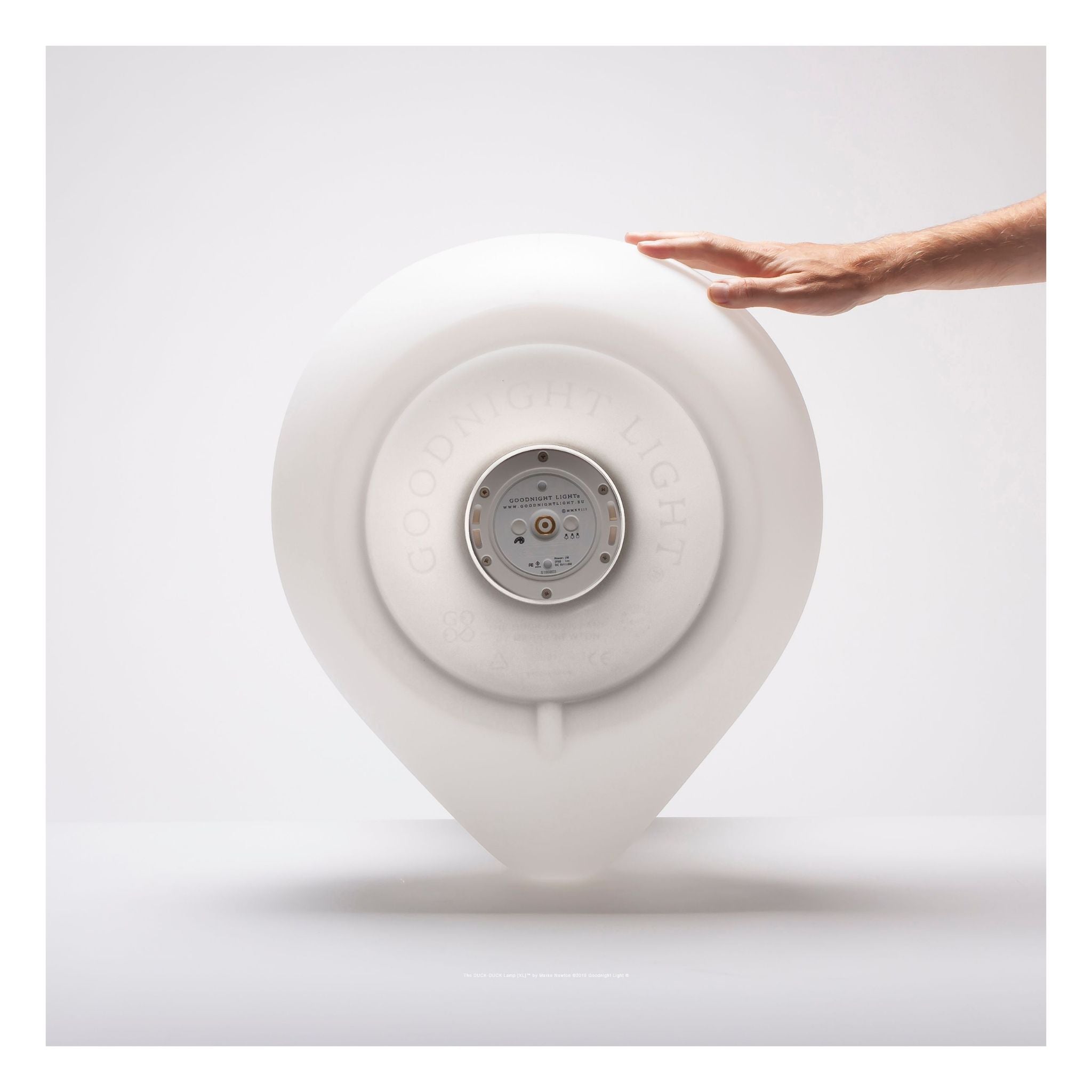 DUCK-DUCK lamp XL (51x53cm) - kabellose Schwimmleuchte