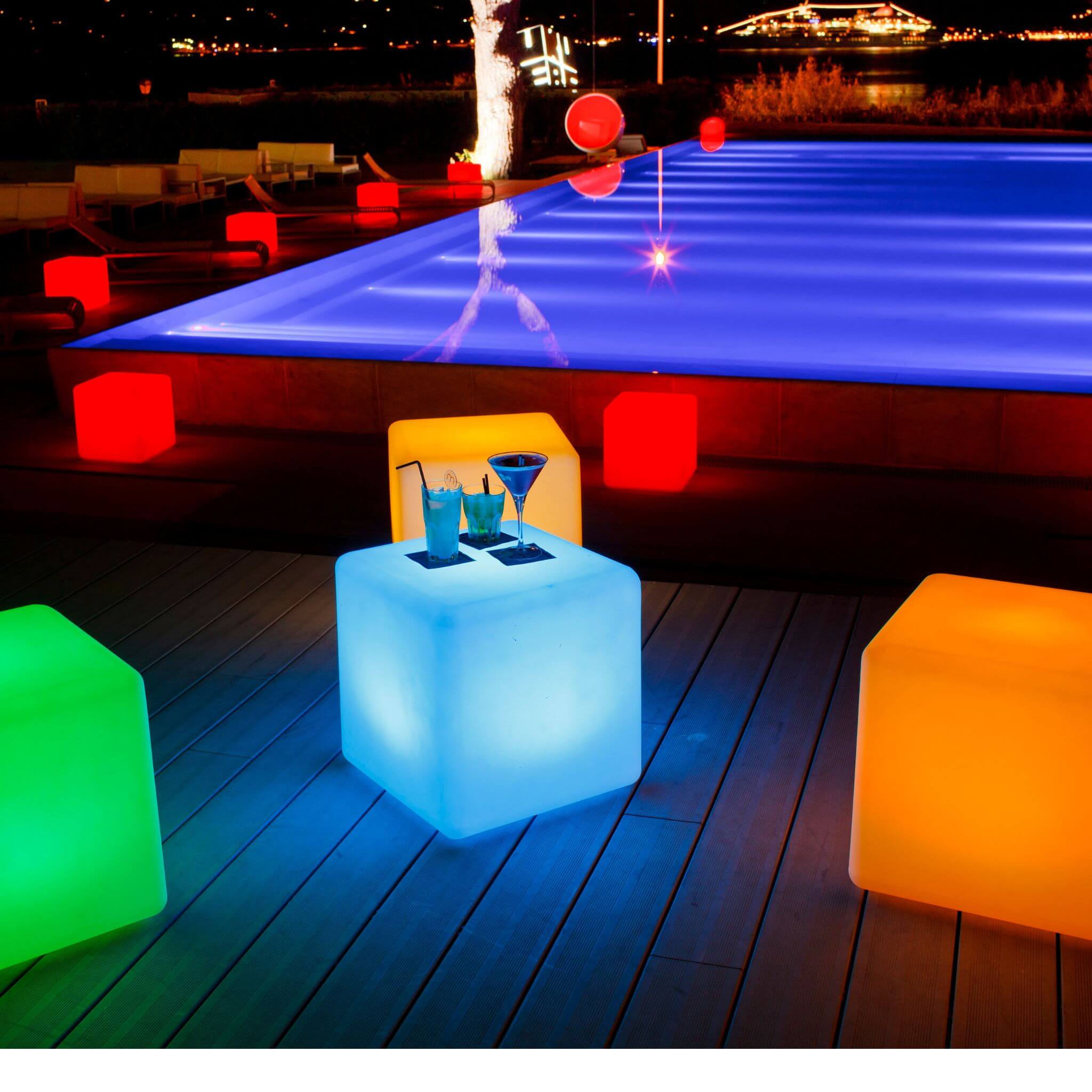 BIG CUBE kabelloser Lichtwürfel 43cm von Smart and Green