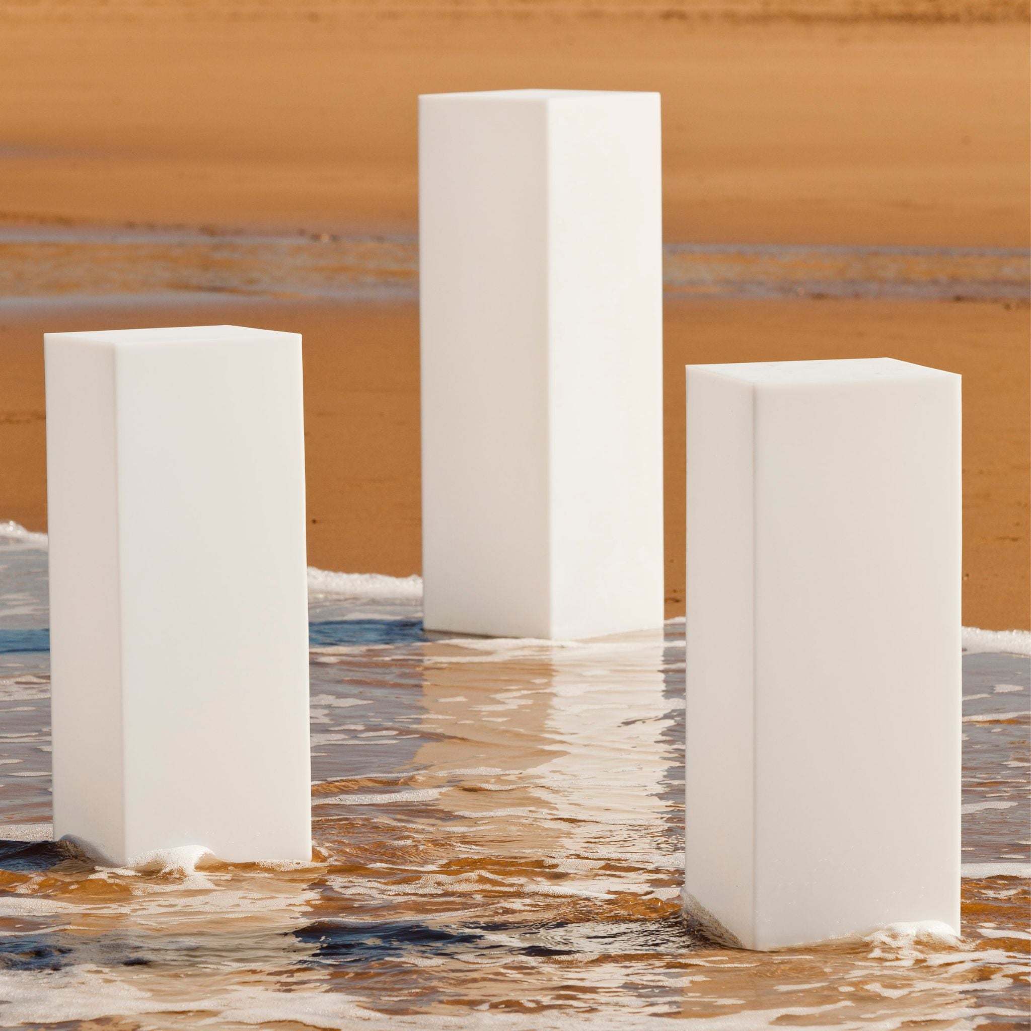 SLIM BLOCK kabelloses, bruchfestes Lichtobjekt von Smart and Green