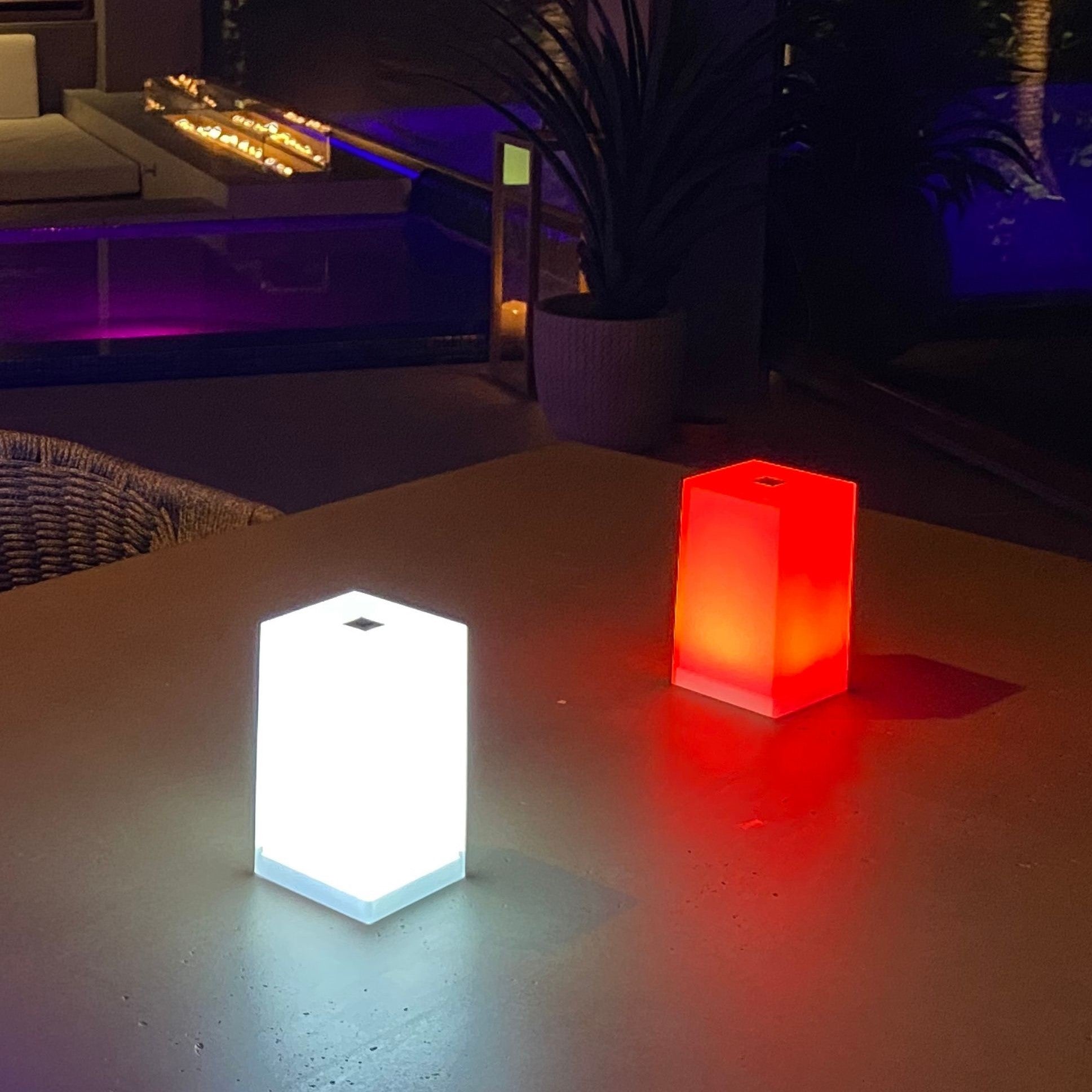 CUB 6er Set kabellose Tischleuchten von Smart and Green