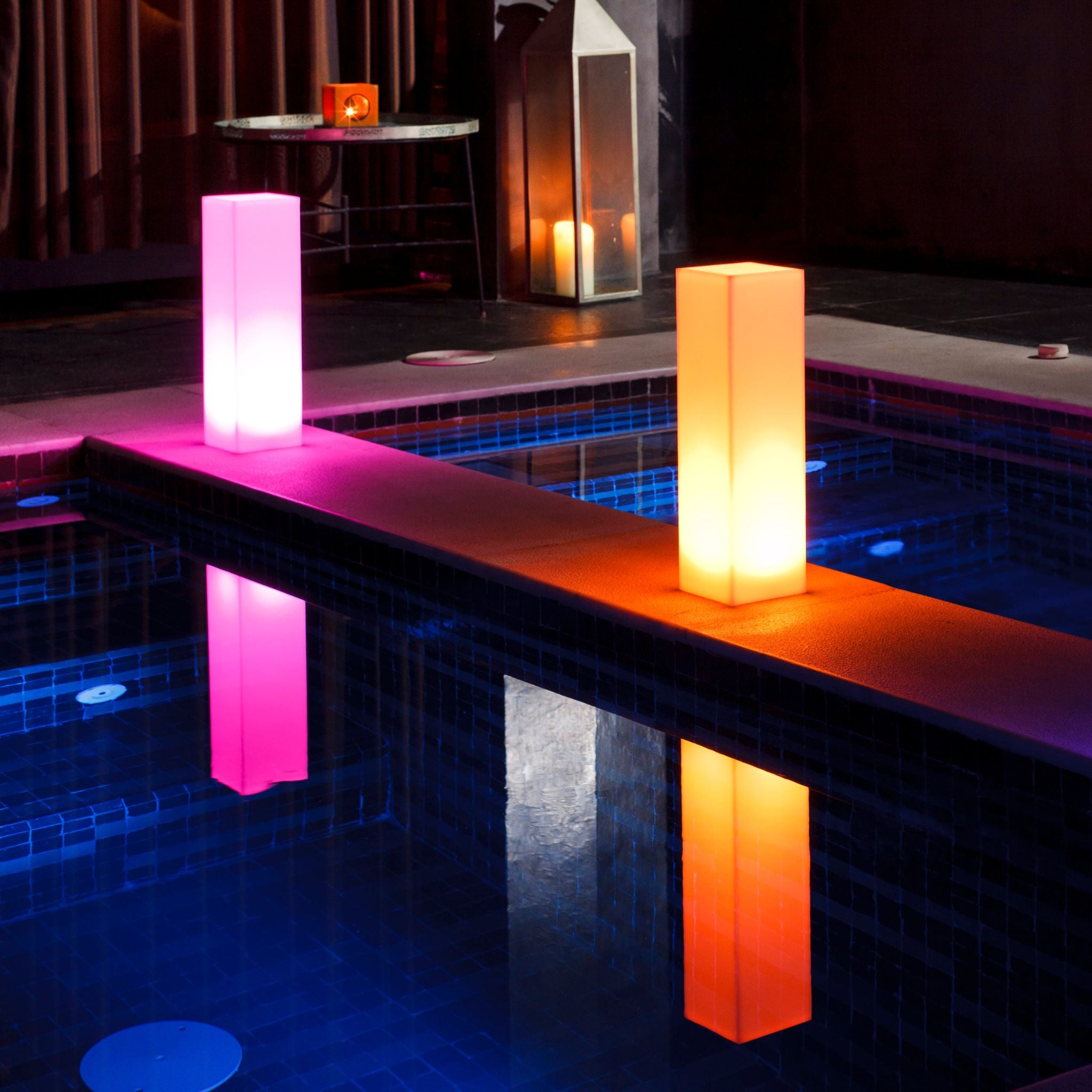 SLIM BLOCK kabelloses, bruchfestes Lichtobjekt von Smart and Green