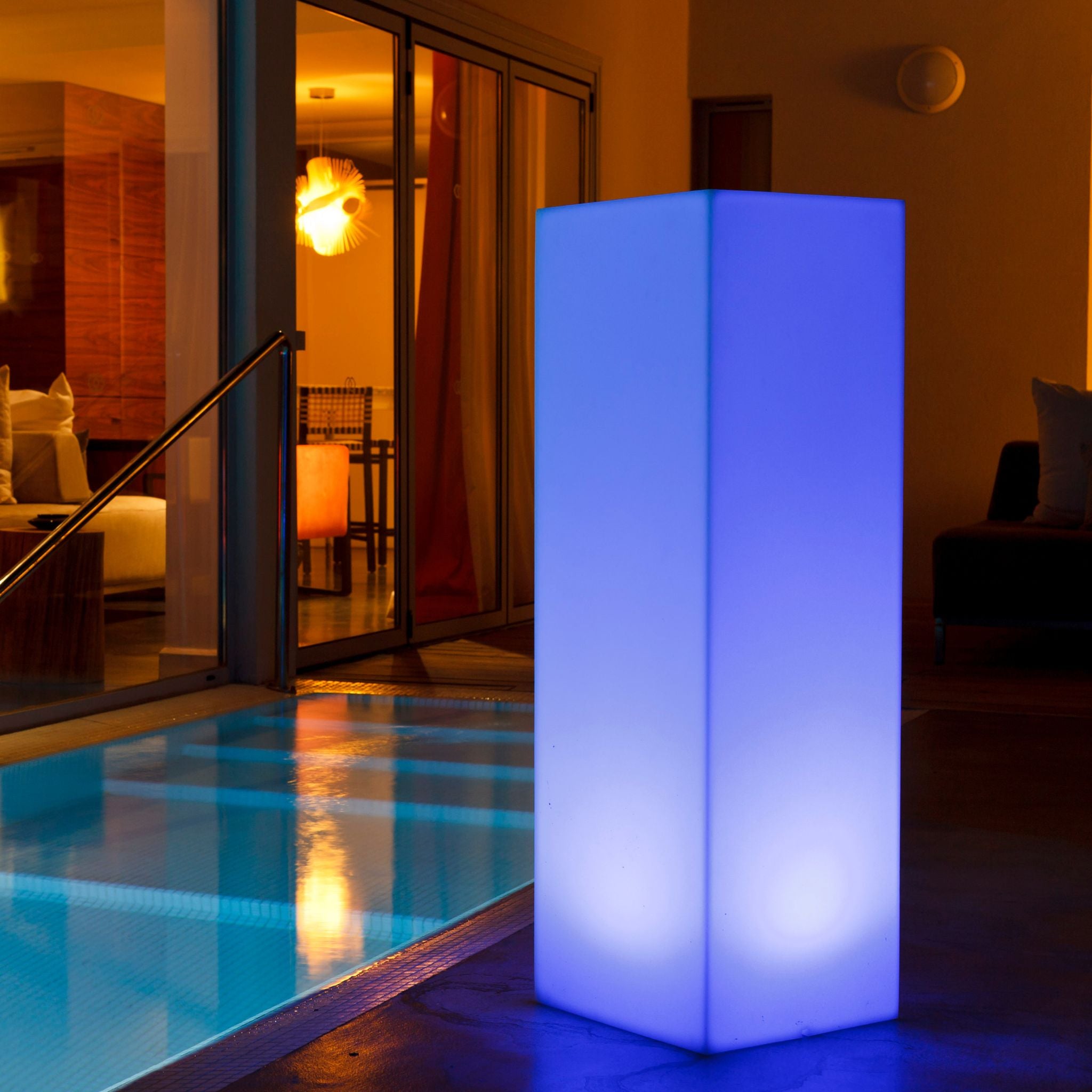 SLIM BLOCK kabelloses, bruchfestes Lichtobjekt von Smart and Green