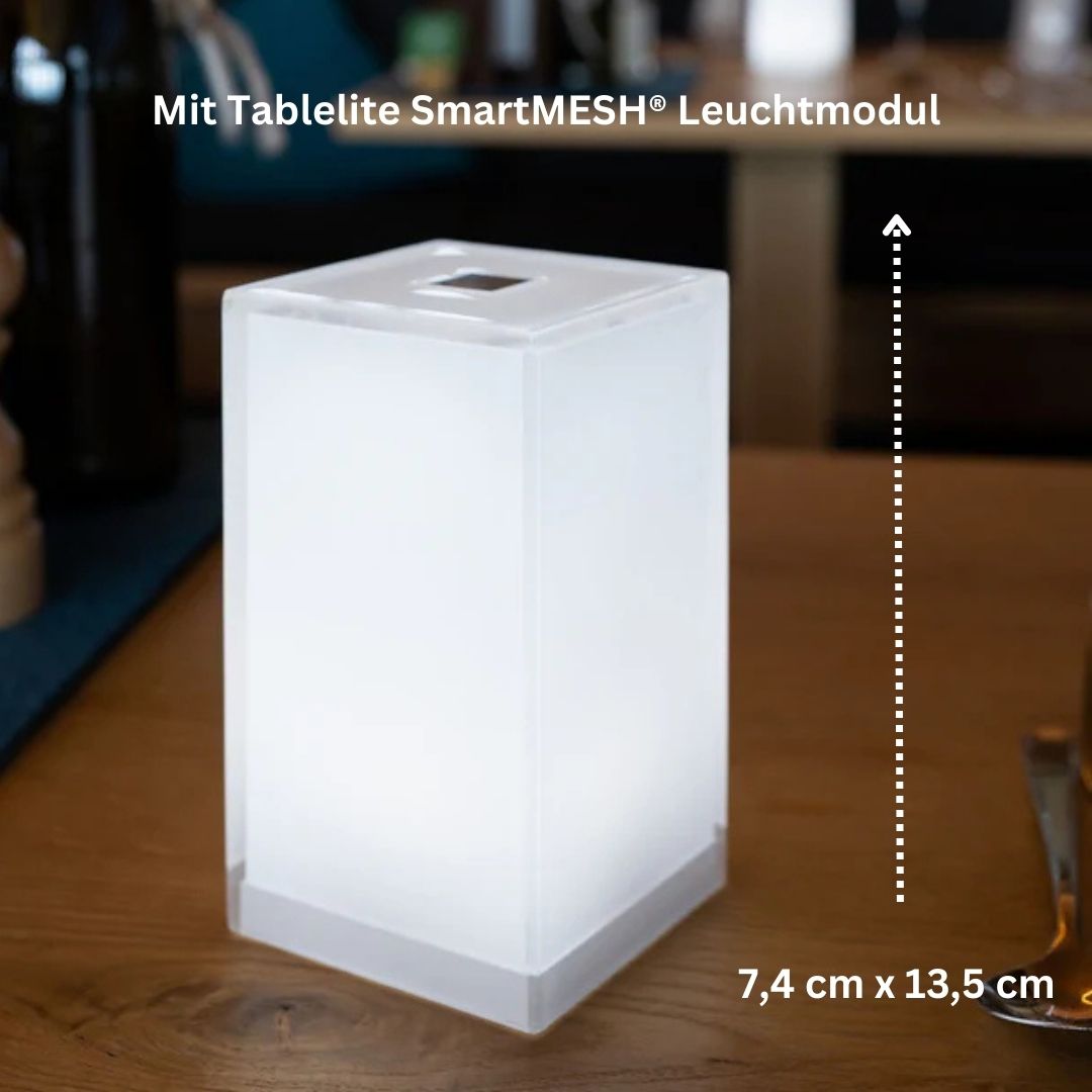 CUB kabellose Tischleuchte mit Farbwechsel von Smart and Green