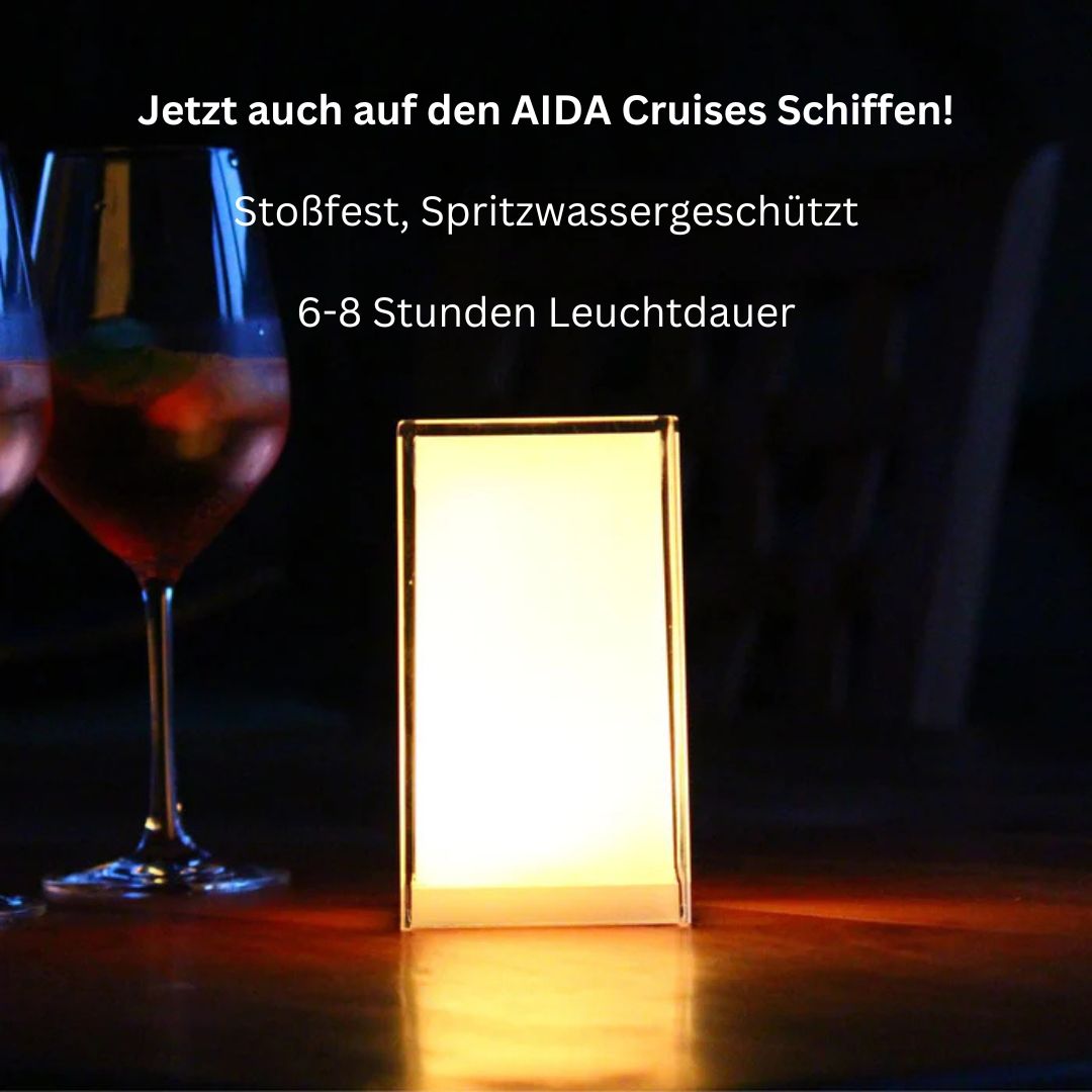 CUB kabellose Tischleuchte mit Farbwechsel von Smart and Green