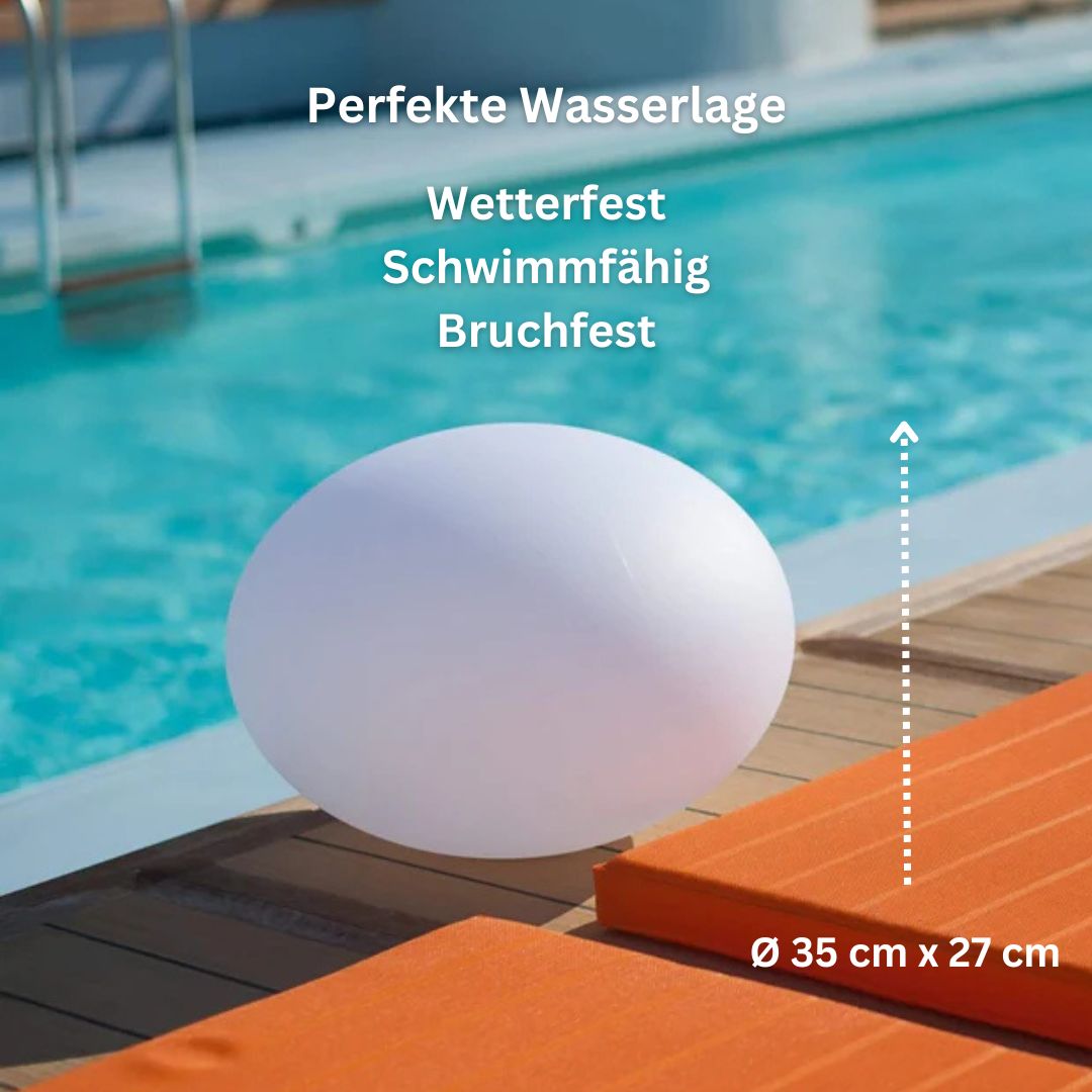 FLATBALL - kabellos schwimmfähig Ø35cm