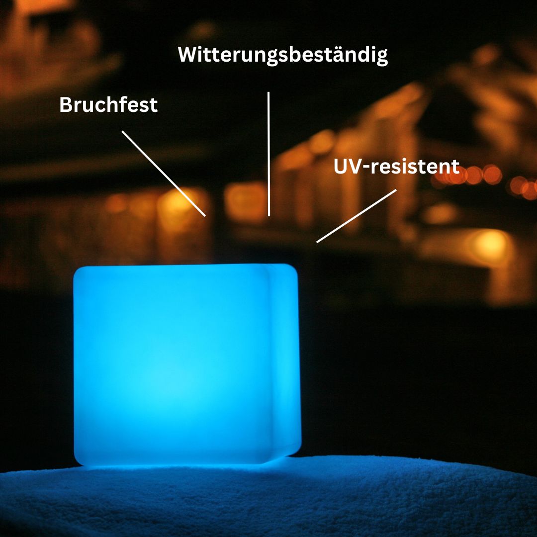 CUBE kabelloser -Outdoor Lichtwürfel 35cm