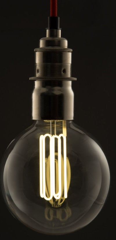 CARET Kohlefadenlampe in Fassung