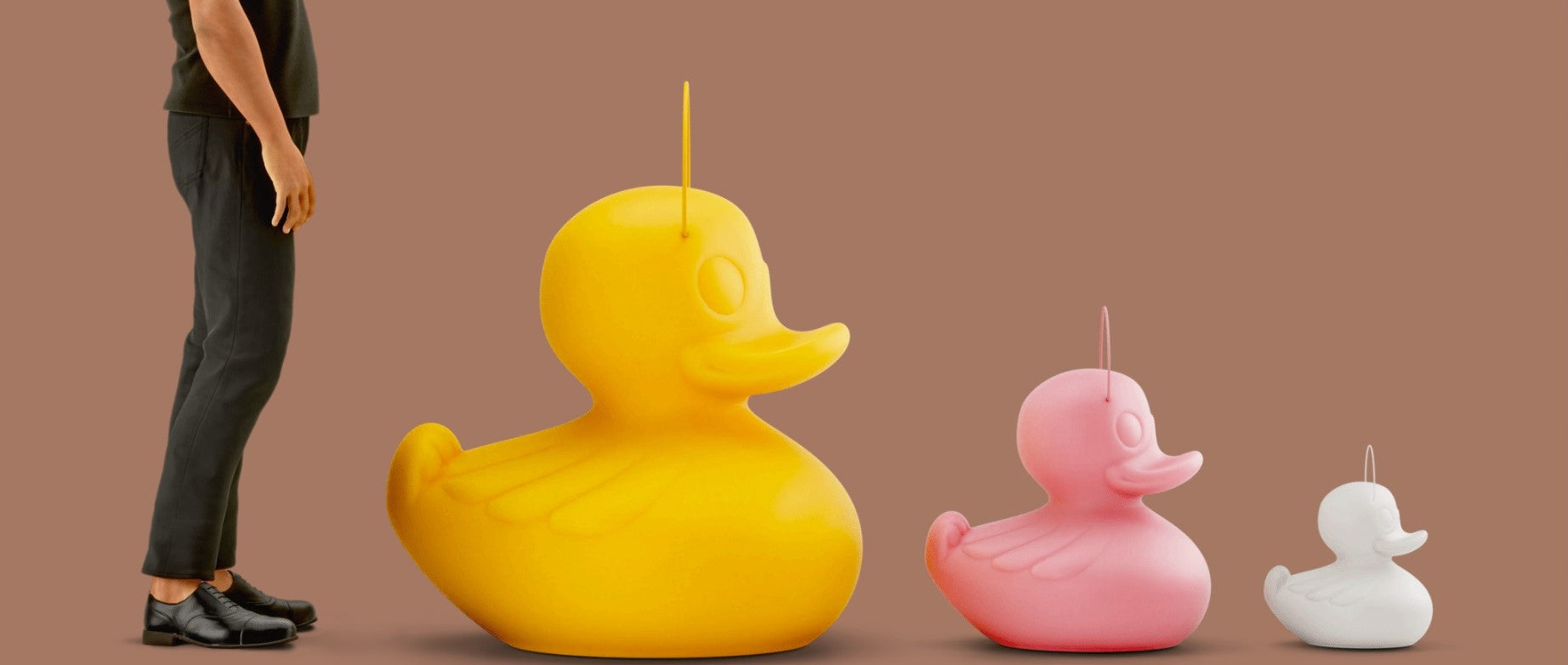 3x DUCK-DUCK lamp S+XL+MEGA