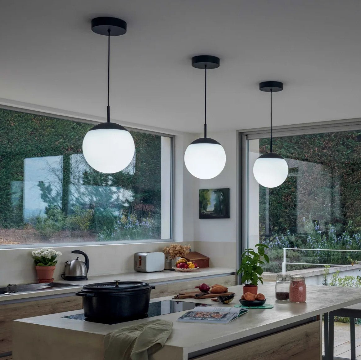 MOOON! Hängelampe Ø25cm von Fermob