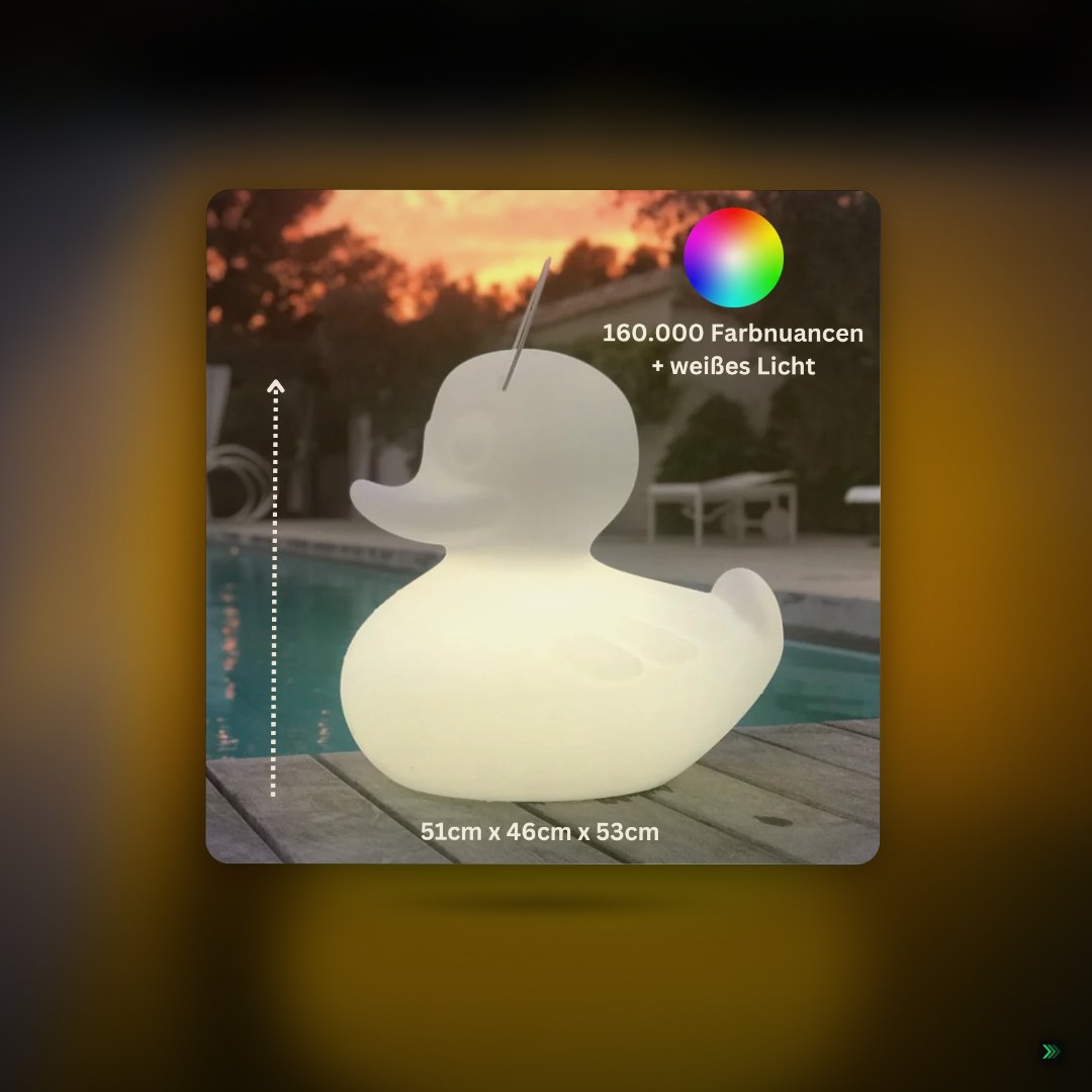DUCK-DUCK lamp XL (51x53cm) von Goodnight light